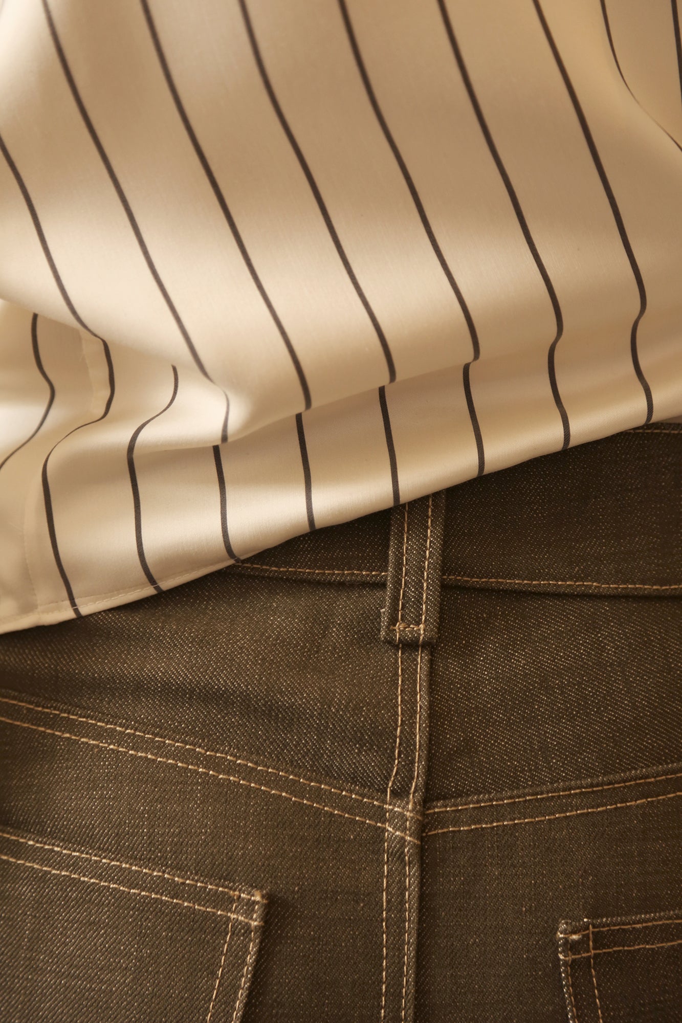 STRIPED SILK SHIRT