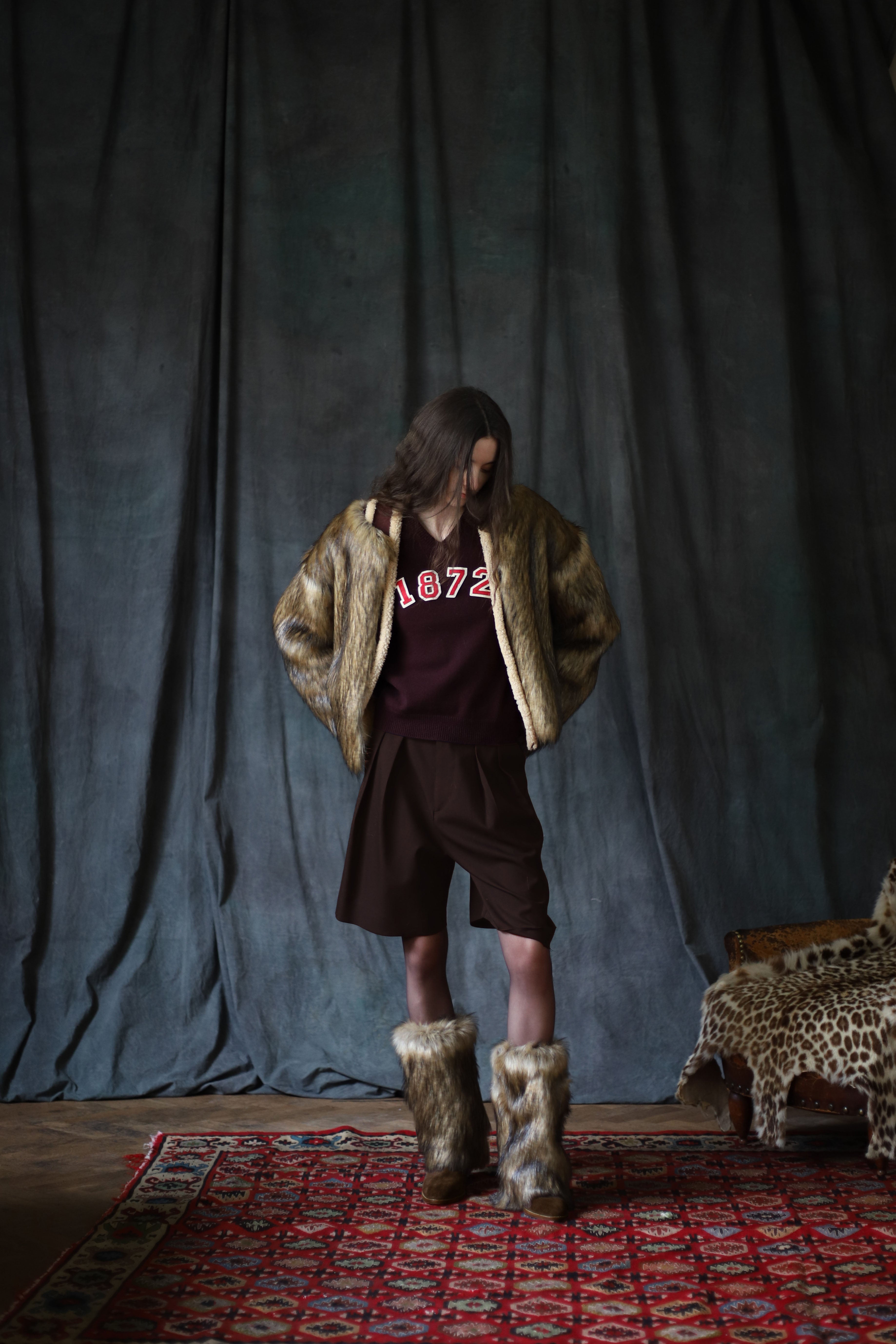 Double Pleated Bermudas