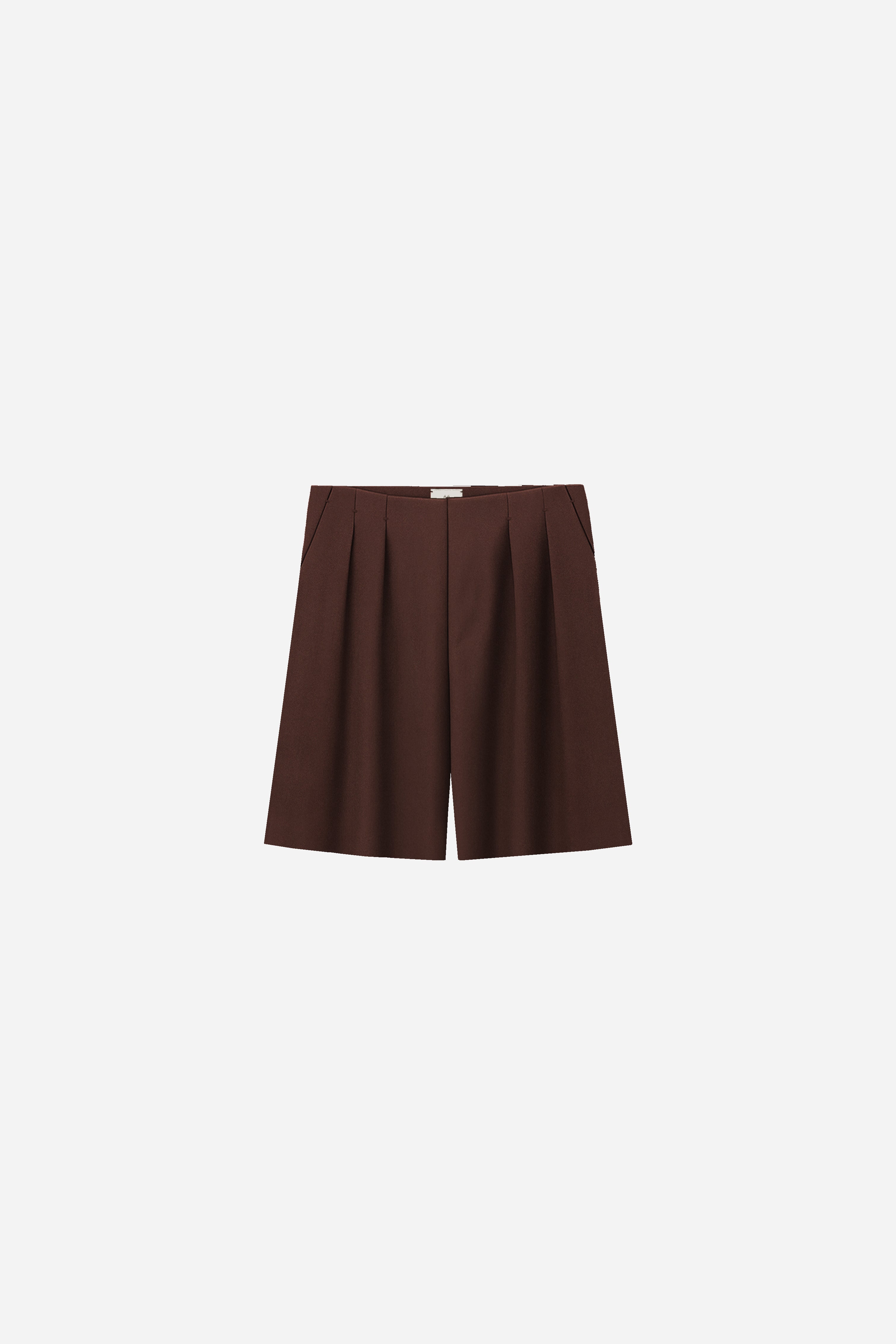 Double Pleated Bermudas