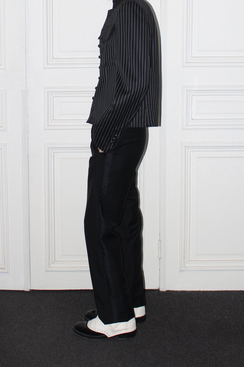 BLACK SMOKING PANTS