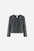 Leopard Cashmere Cardigan
