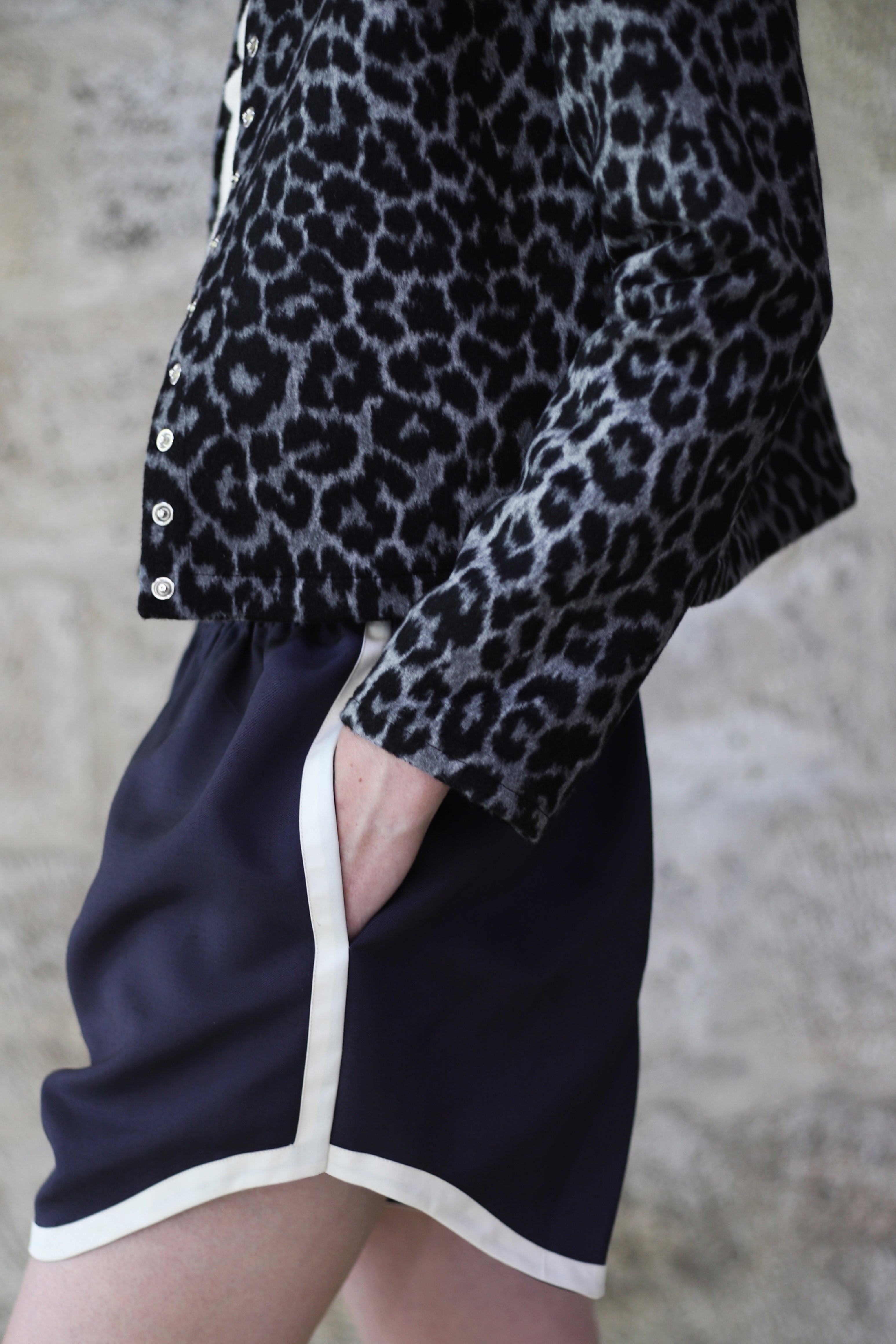 Leopard Cashmere Cardigan