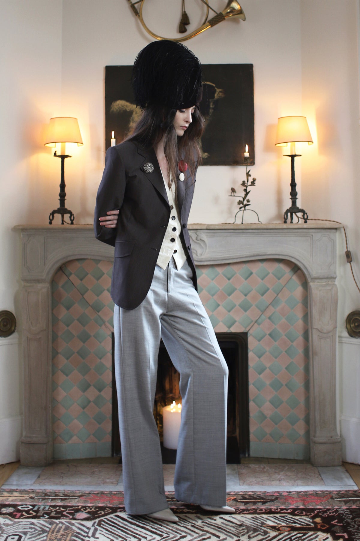 CLASSIC WOMEN’S BLAZER BROWN-TAUPE