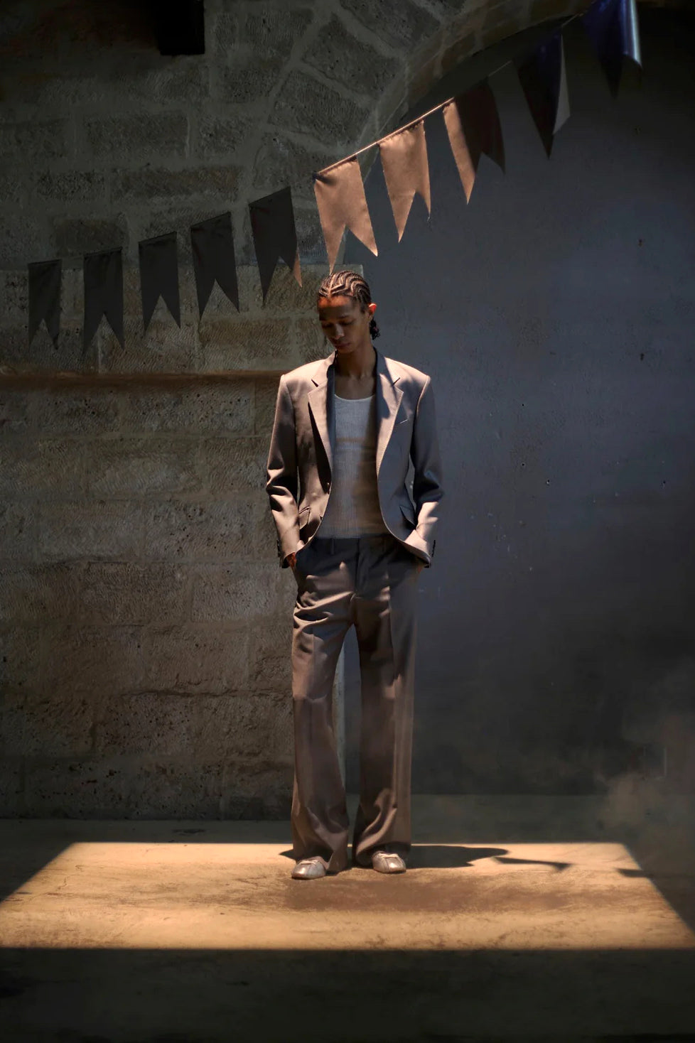 Loro Pants Blue Striped