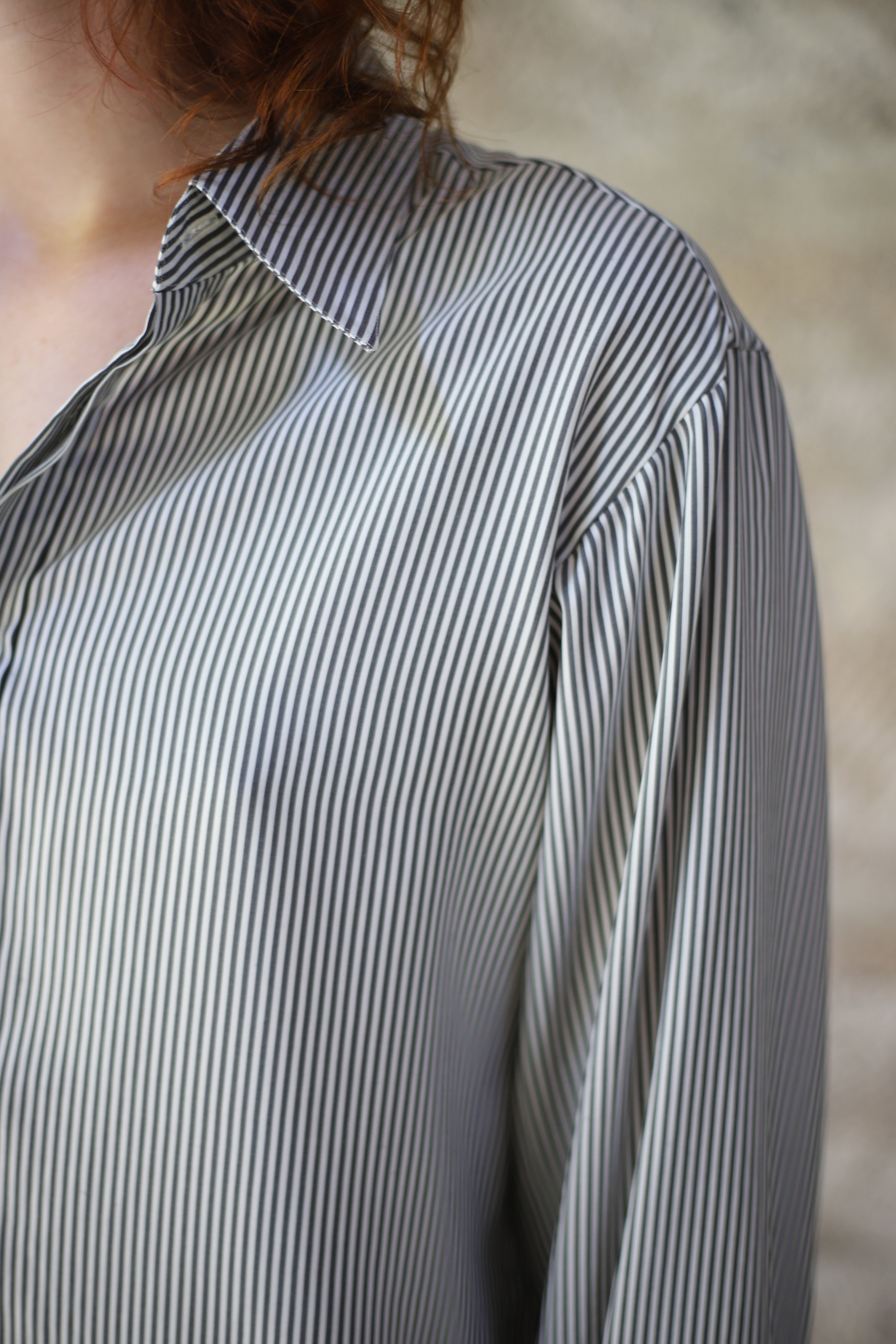 Striped Silk Shirt