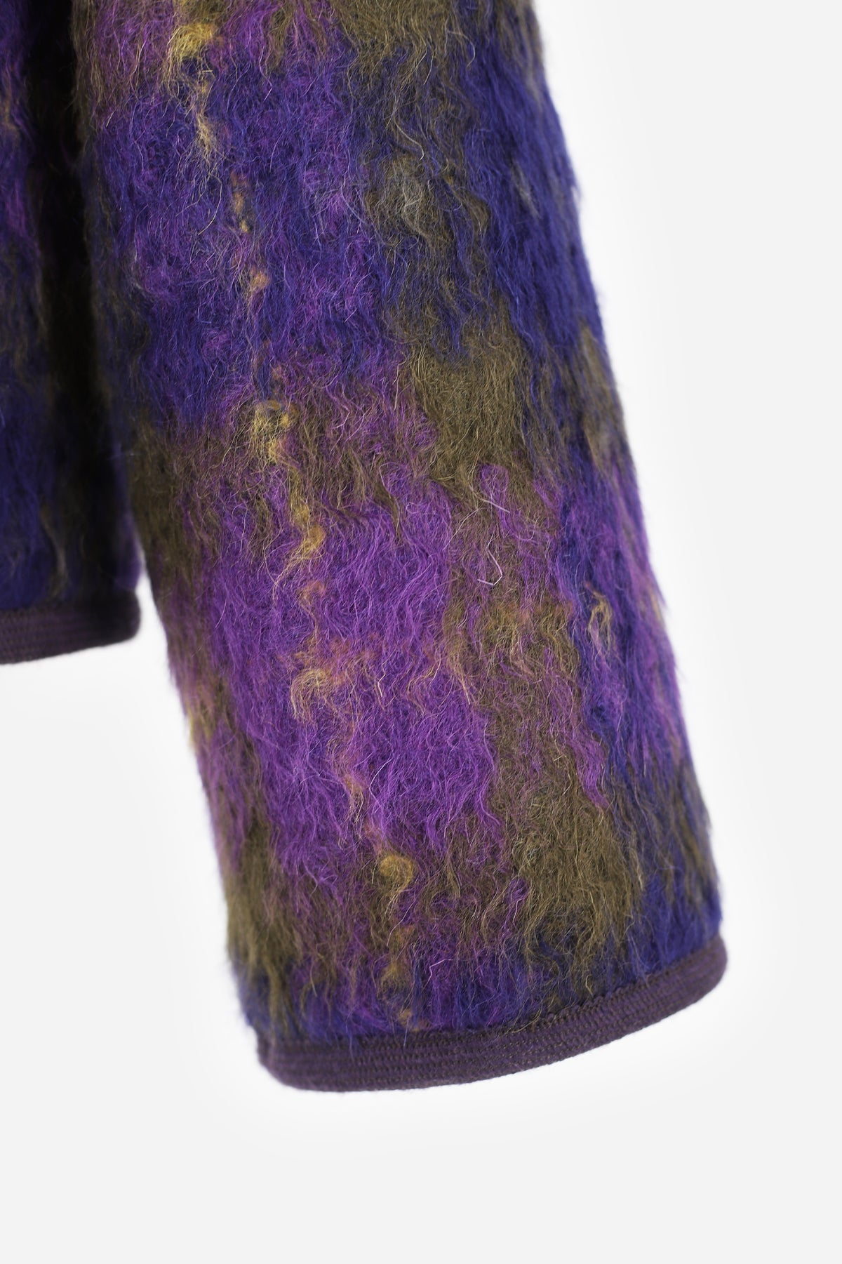 MOHAIR TARTAN CARDIGAN