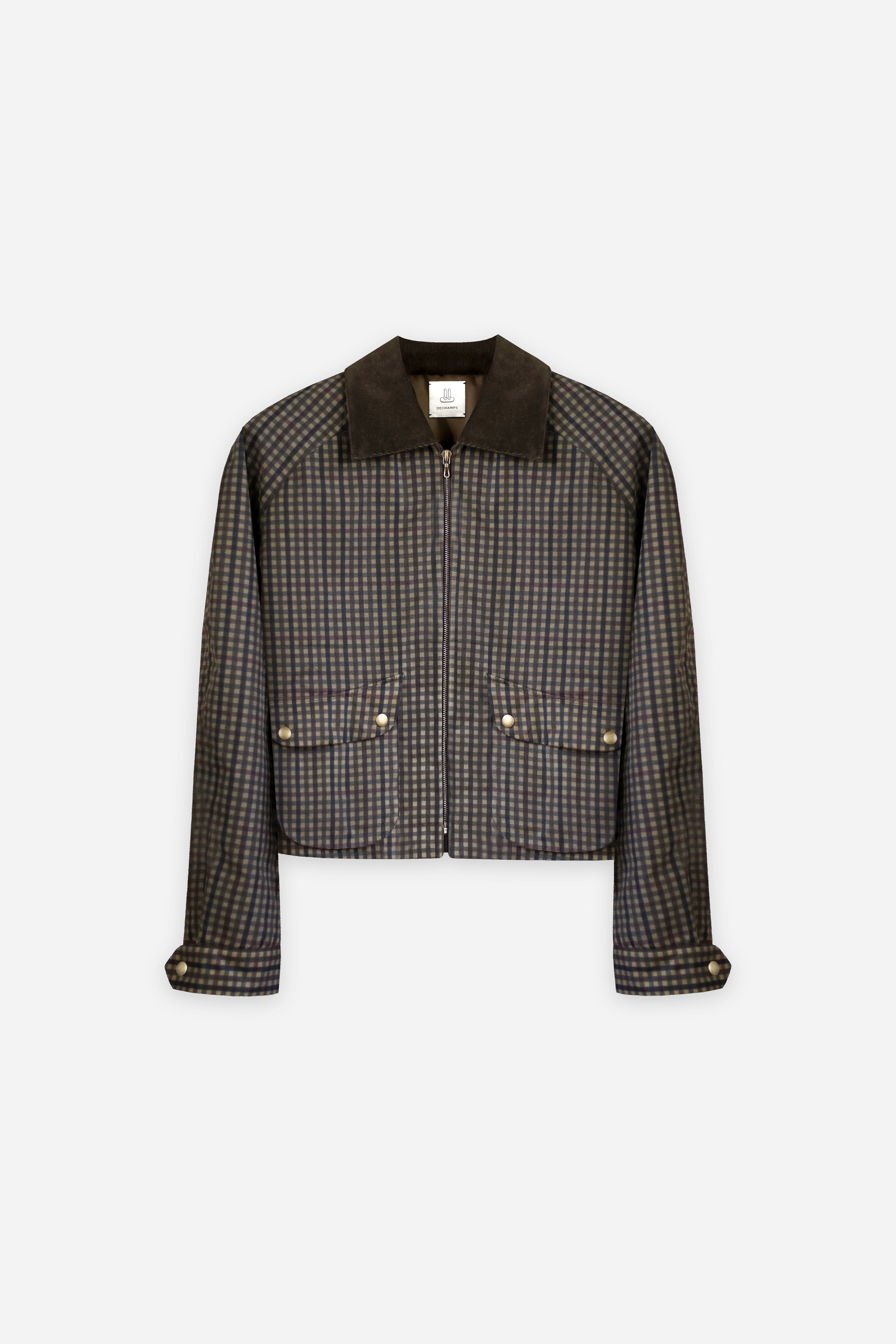 Cropped Waxed Jacket
