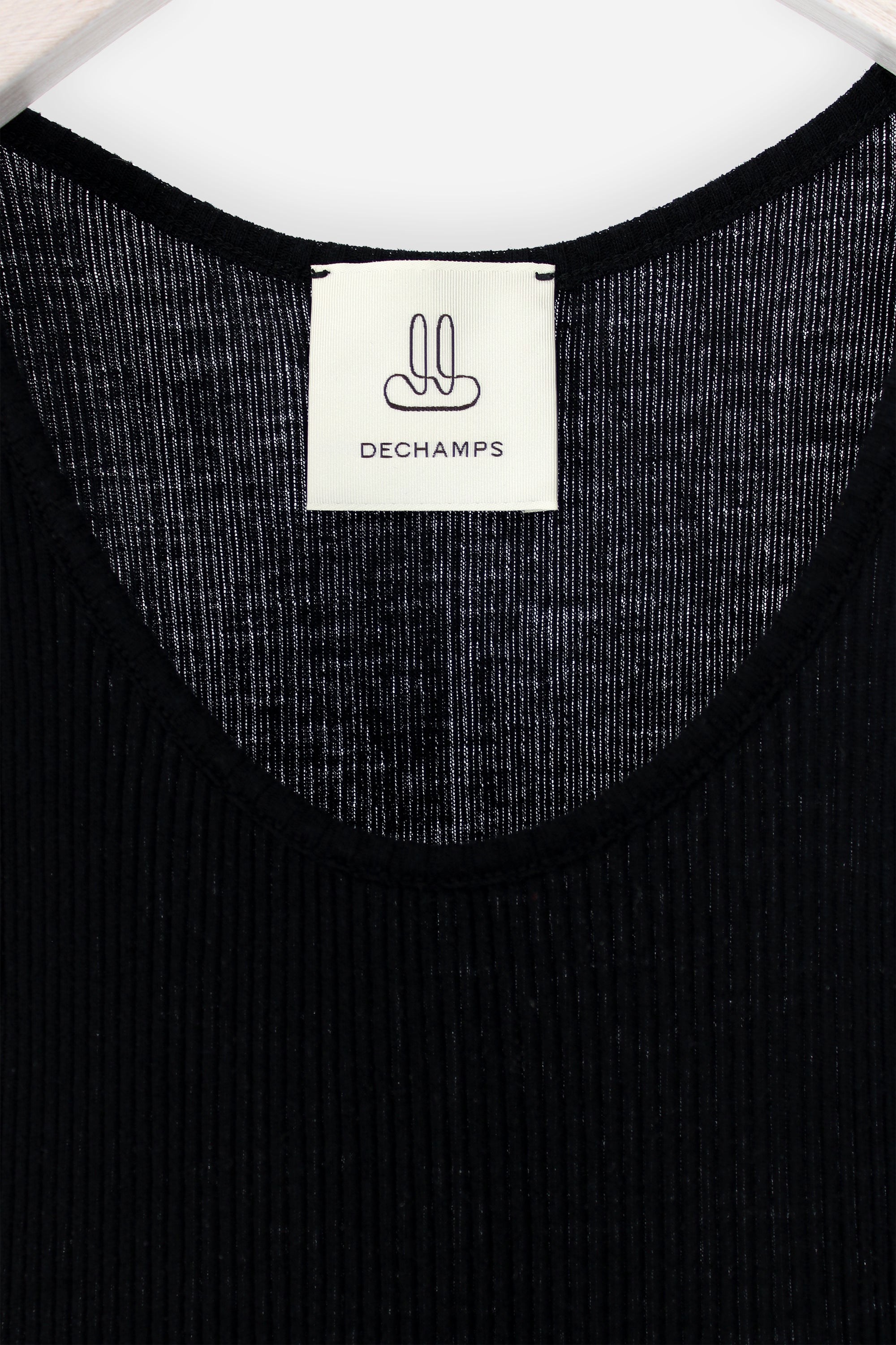 LOOP TANK TOP BLACK