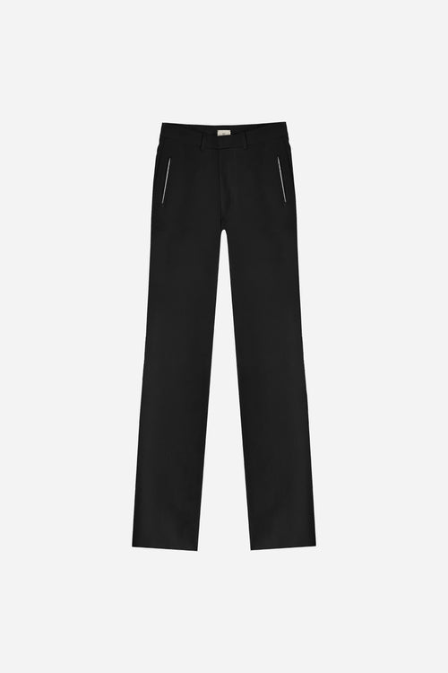 BLACK SMOKING PANTS